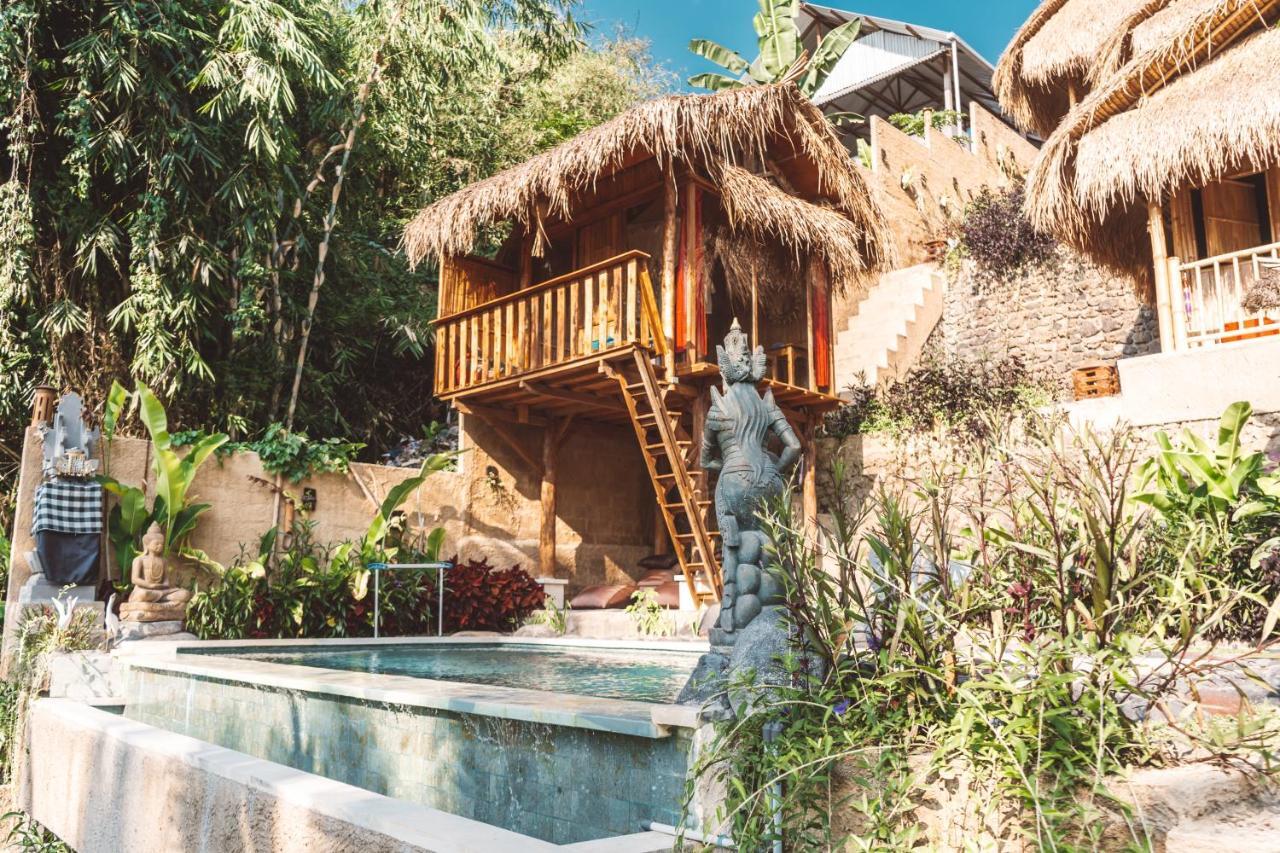 Bali Bamboo Jungle Huts And Hostel Tampaksiring Exteriér fotografie